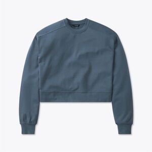 NWT Cuts Cloud Fleece Pullover Sweatshirt in Petrol